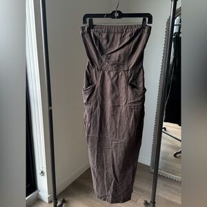 Young Fabulous & Broke Brown Midi Dress